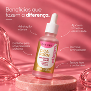 Sérum Cica PDRN Pink Peptídeo Allegra 30ml, card de benefícios