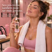 Body Splash Shimmer Glam Rosé Allegra 200ml, momento de autocuidado