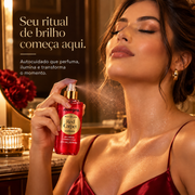 Body Splash Shimmer Red Carpet Allegra 200ml, momento de autocuidado