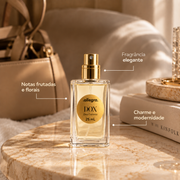Deo Colônia DOX Allegra 25ml, card de benefícios