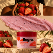 Esfoliante Morango Allegra 250g, atmosfera