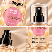 Body Splash Ice Cream Allegra, detalhes