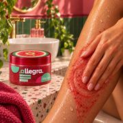 Esfoliante Melancia Allegra 250g, experiência de uso