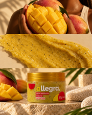Esfoliante Manga Rosa Allegra 250g, atmosfera