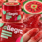 Esfoliante Melancia Allegra 250g, detalhes
