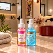 Kit Glow e Firm Allegra, produto ambientado