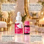 Kit Tom Uniforme e Glow Natural Allegra, benefícios