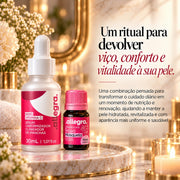 Kit Tom Uniforme e Glow Natural Allegra, autocuidado