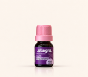Óleo Facial Natural Uva e Esqualano Allegra 10ml, frasco em fundo neutro